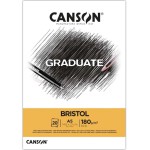 BLOCO CANSON GRADUATE BRISTOL A5 180G 20 FOLHAS