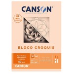 BLOCO CANSON CROQUIS A4 40G 50 FOLHAS