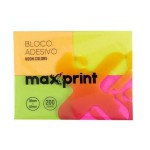 BLOCO ADESIVO MAXPRINT 38X50 4 CORES 200 FOLHAS