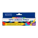 TINTA ACRILICA ACRILEX FOSCA C/6