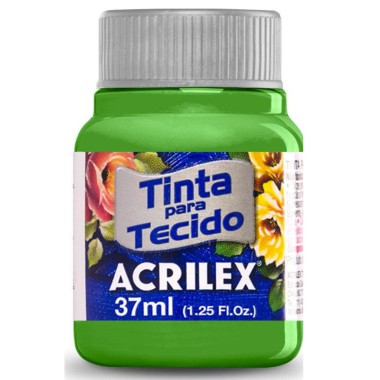 TINTA TECIDO ACRILEX FOSCA 37ML VERDE FOLHA 510